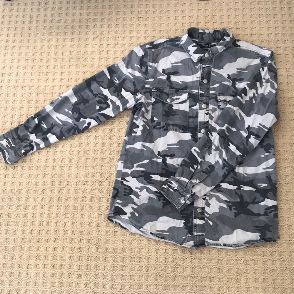 Forever 21 Button-Up Long Sleeve Shirt